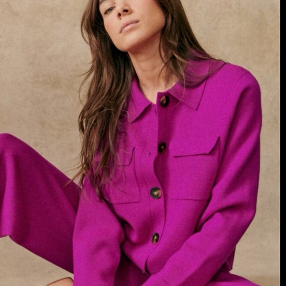 Betty Cardigan Magenta